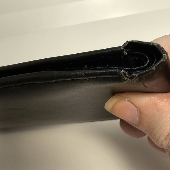 Prada Black Leather Wallet - Mens - Picture 7 of 14